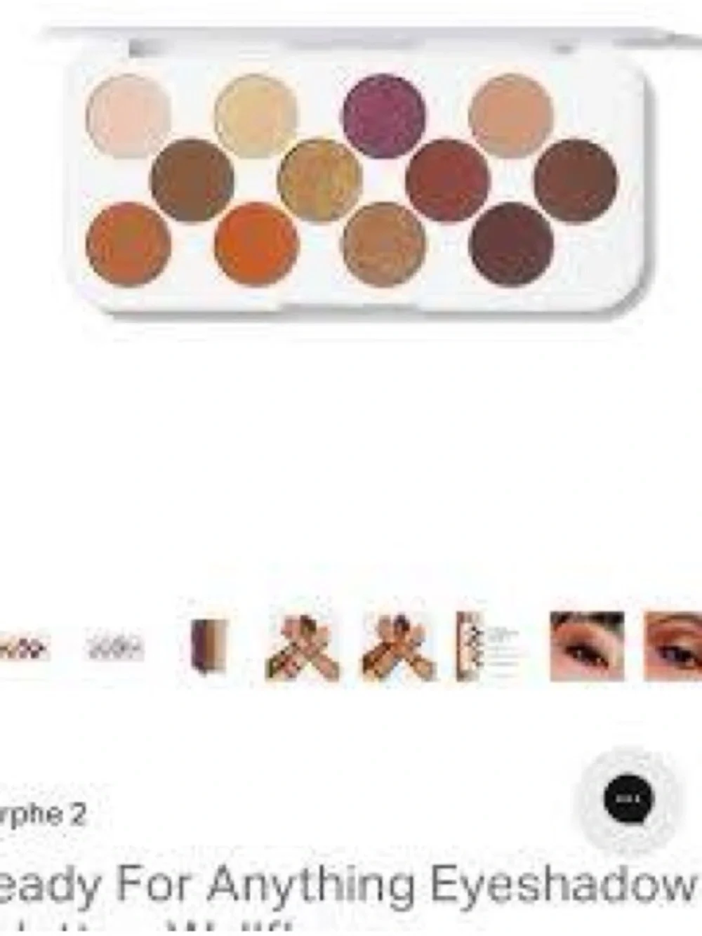 Morphe 2 Ready For Anything 12-Pan Eyeshadow Palette in 